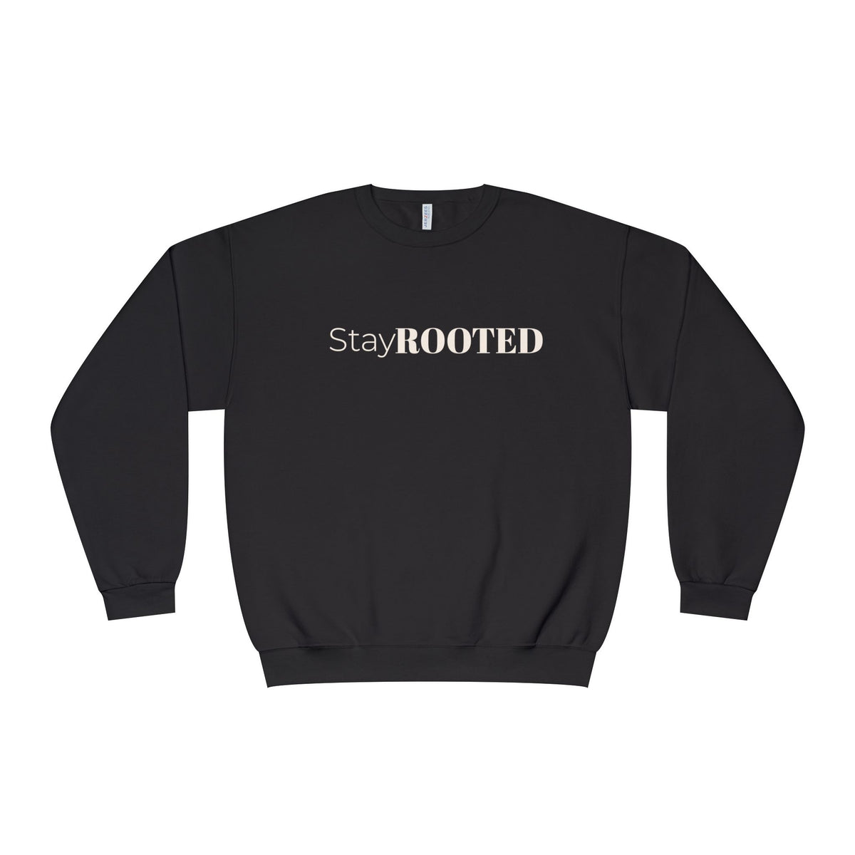 Stay Rooted Oversized Sweatshirt | Unisex Faith-Inspired Crewneck | Loc & Lifestyle Pullover