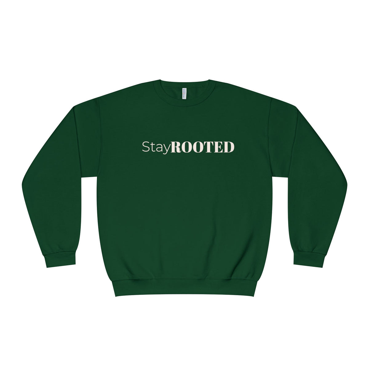 Stay Rooted Oversized Sweatshirt | Unisex Faith-Inspired Crewneck | Loc & Lifestyle Pullover