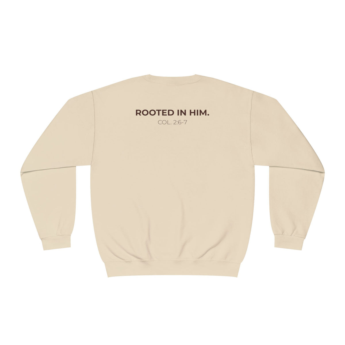 Stay Rooted Oversized Sweatshirt | Unisex Faith-Inspired Crewneck | Loc & Lifestyle Pullover