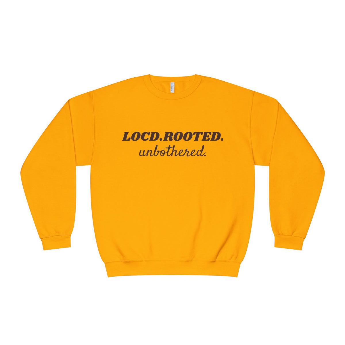 LOC’D. ROOTED. UNBOTHERED. Oversized Women’s Sweatshirt | Loc Lifestyle Pullover | Relaxed Fit Crewneck