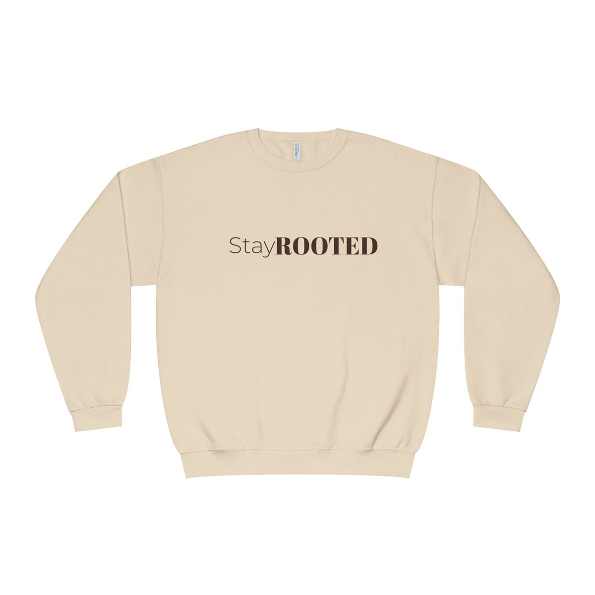 Stay Rooted Oversized Sweatshirt | Unisex Faith-Inspired Crewneck | Loc & Lifestyle Pullover